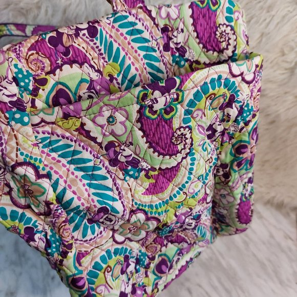 Vera Bradley Disney Parks Plums Up Mickey Large Duffle Purple Weekend/Tr… - Picture 8 of 11